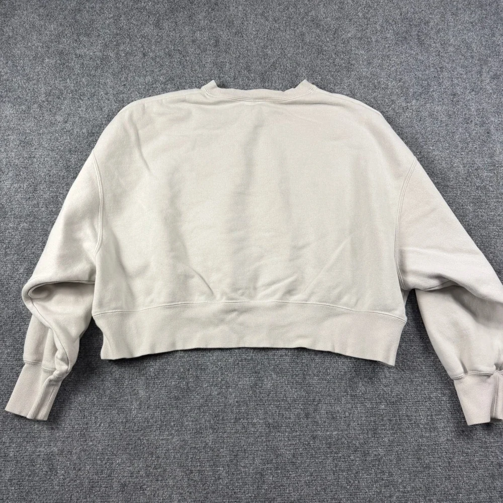 Nike Sweatshirt Womens Small Beige Los Angeles Nike Inc LA Cropped FQ6232-104